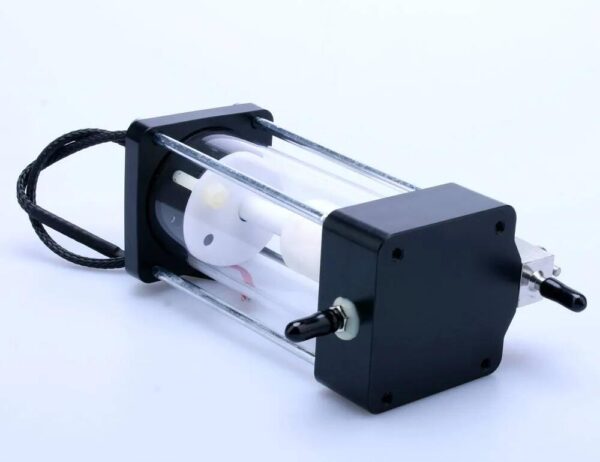 Textile Printer Single Glass Sub Tank 90mm Aluminium Sub Tank with 1 Valves