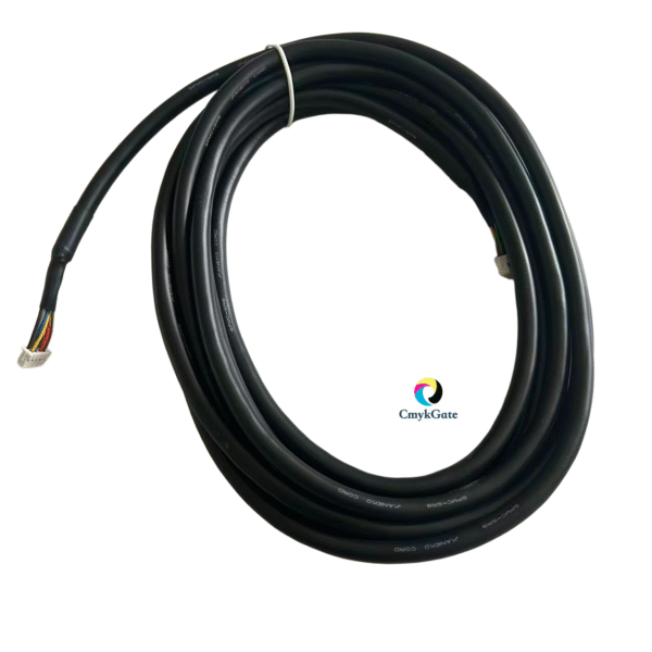 5-Pin Data Cable and Power Cord for Large Format Printers – Compatible with Locor, Shenhua, Tucai, Mutoh, Xinkeda, Kaituo Piezo Printers