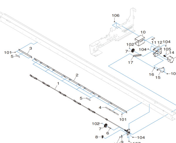 Roland SG-540/SG-300/VG-640 CUPSCREW SET,M3*6 NI 50 PCS-31289102AS