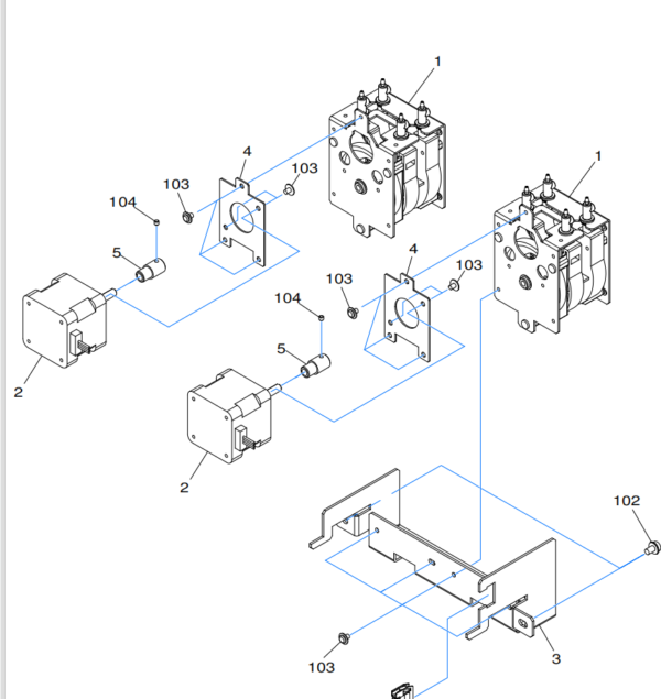 Roland SG-540/SG-300/VG-640 ASSY,PUMP SUB SV CG2032-6000003685