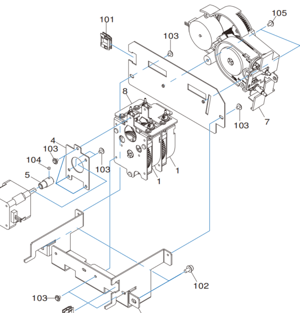Roland SG-540/SG-300/VG-640 SCREW SET,CAP M4*8 NI WSH4*9*0.8 20P 3000000172
