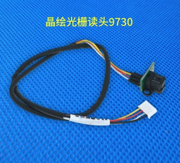 Flora/Kingjet/Docan UV flatbed inkjet printer with crystaljet H9730 encorder strip reader decoder, H9730 raster reader. Adapter board