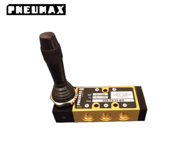 Original PNEUMAX manual valve 228.53.31.9/2