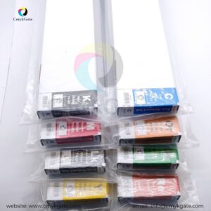Roland TH eco-solvent ink 500ml, 8 colors (Black, Cyan, Magenta, Yellow, Light Black, Orange, Green, Red) original Roland DG packaging for TrueVIS XP-640